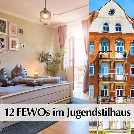 12 Fewos Im Jugendstilhaus Mit Aufzug, Terrasse, Kingsize-Bett, Smart-Tv, Etc إرفورت المظهر الخارجي الصورة
