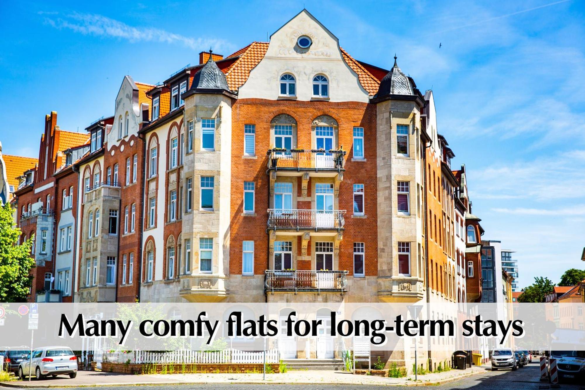 12 Fewos Im Jugendstilhaus Mit Aufzug, Terrasse, Kingsize-Bett, Smart-Tv, Etc إرفورت الغرفة الصورة