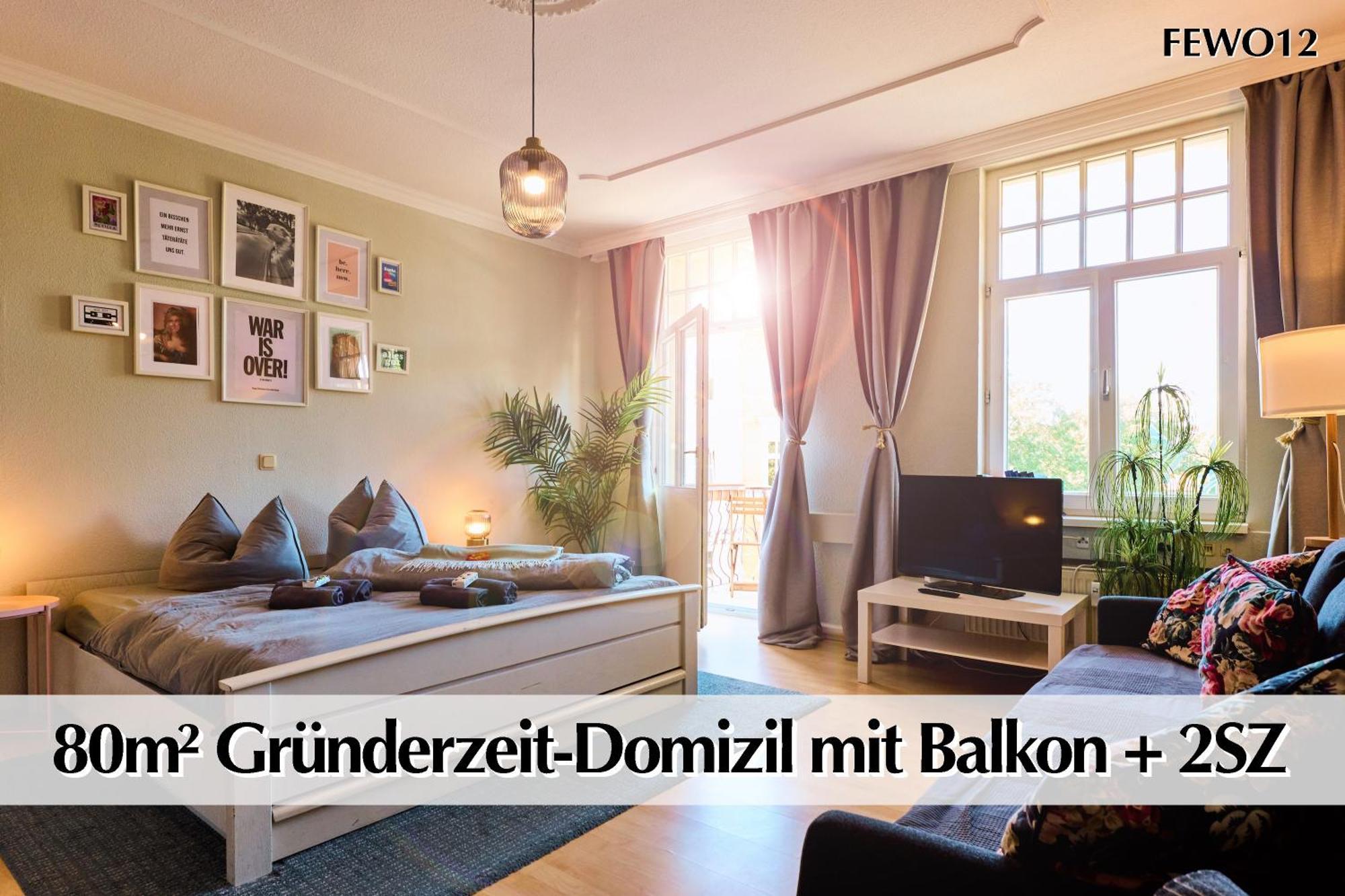 12 Fewos Im Jugendstilhaus Mit Aufzug, Terrasse, Kingsize-Bett, Smart-Tv, Etc إرفورت المظهر الخارجي الصورة
