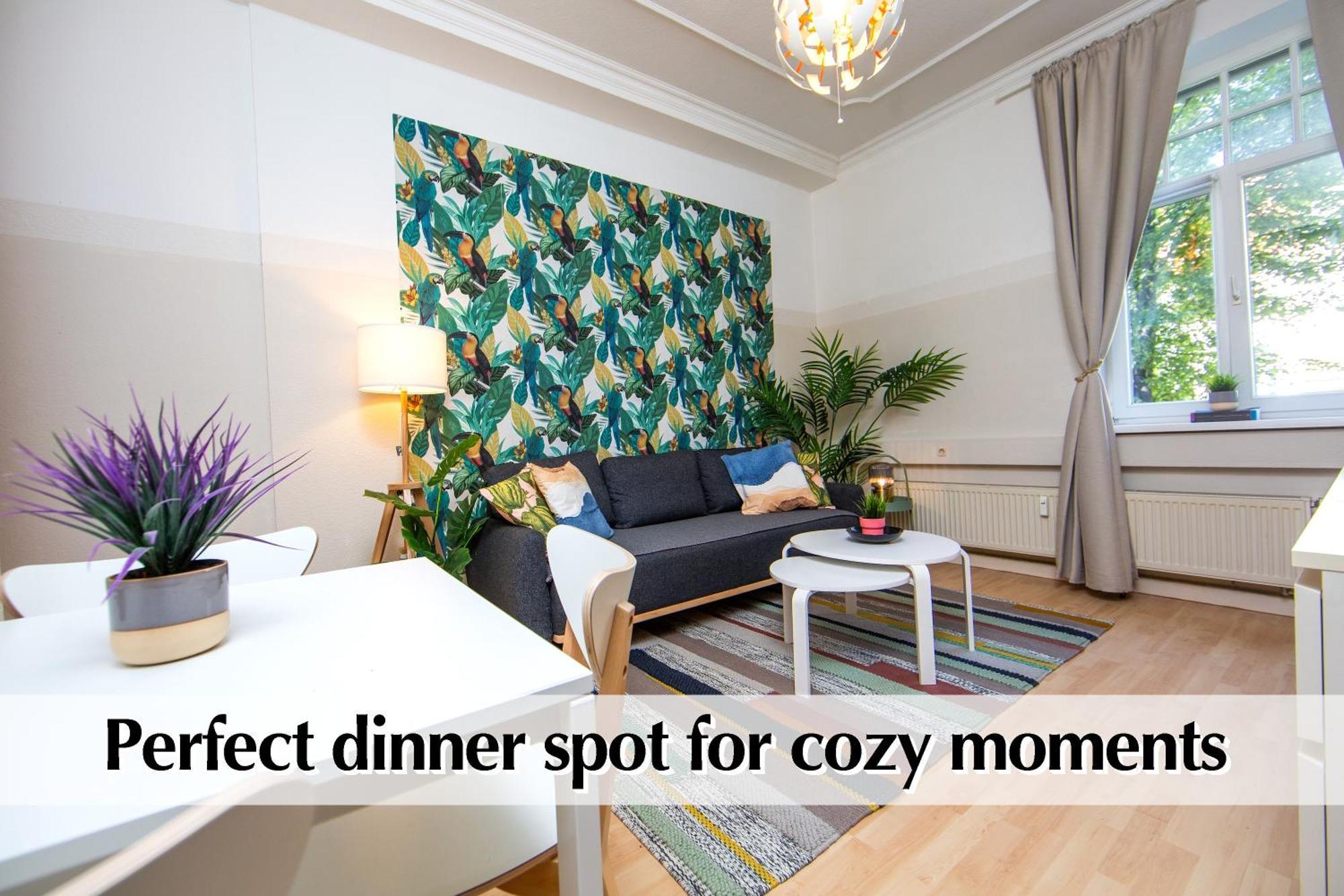 12 Fewos Im Jugendstilhaus Mit Aufzug, Terrasse, Kingsize-Bett, Smart-Tv, Etc إرفورت الغرفة الصورة
