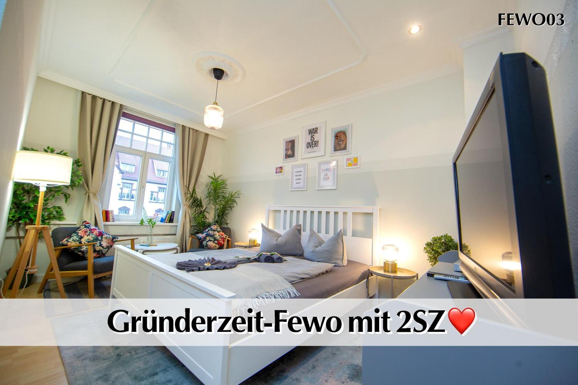 12 Fewos Im Jugendstilhaus Mit Aufzug, Terrasse, Kingsize-Bett, Smart-Tv, Etc إرفورت المظهر الخارجي الصورة